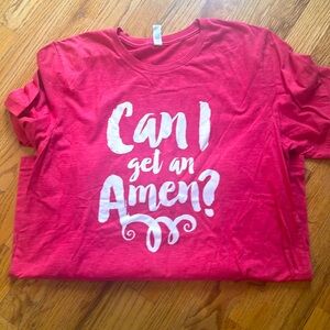 Ruby’s Rubbish graphic tee- Can I get an amen?